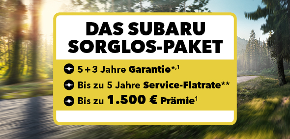 Das Subaru Sorglos-Paket.